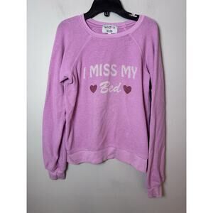 Wildfox Kids Couture Pullover Sweatshirt Pink size 4